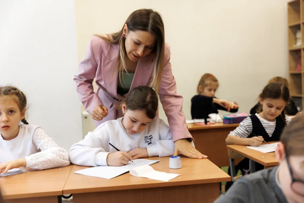 Поддержка педагога во время занятия